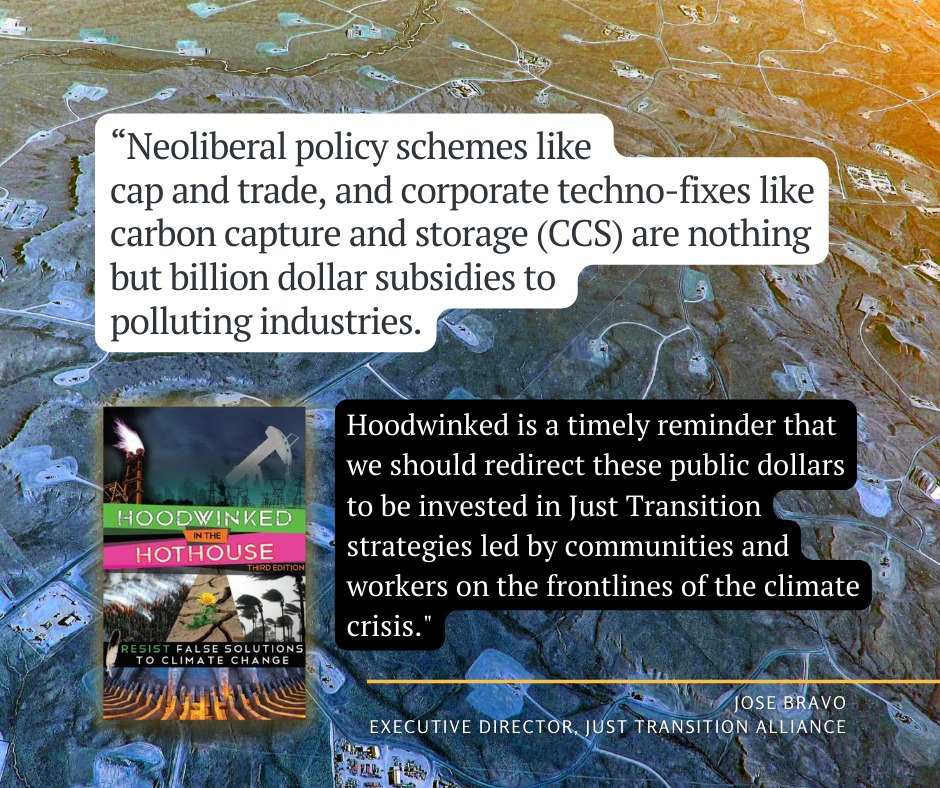 Read more about the article Neoliberal policy schemes like cap and trade, and corporate techno-fixes like carbon capture and storage (CCS) are nothing but billion dollar subsidies to polluting industries
